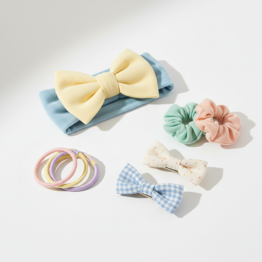 Girls Hair Accessories Set - African baby fashion